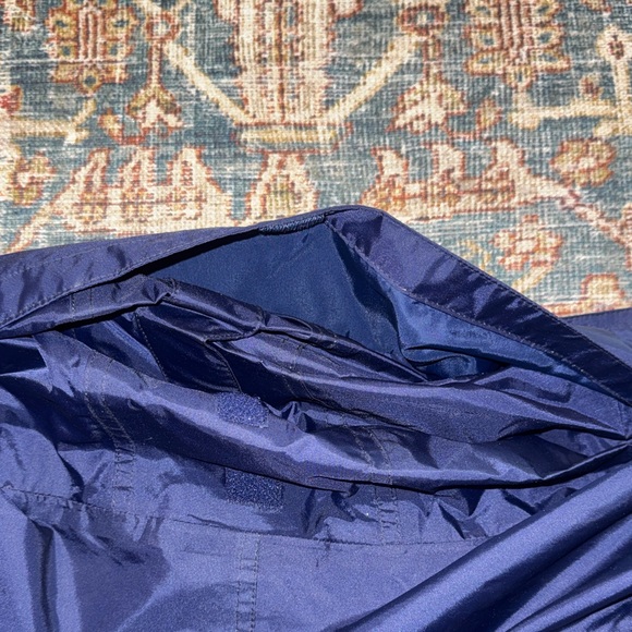 Helly Hansen Men's L Navy Blue Hooded Raincoat/windbreaker Helly Tech packable - Picture 8 of 15